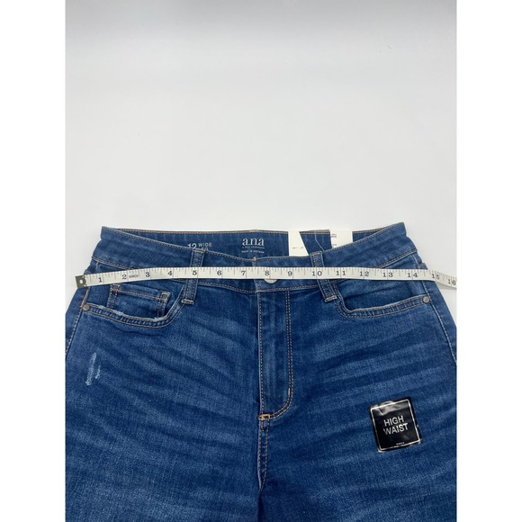 A.N.A, Flare Leg Denim Jeans Size 12 NWT - Picture 5 of 6